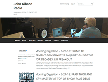 Tablet Screenshot of johngibson.com